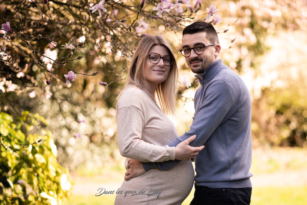 photographe cholet grossesse chateau beaupreau parc