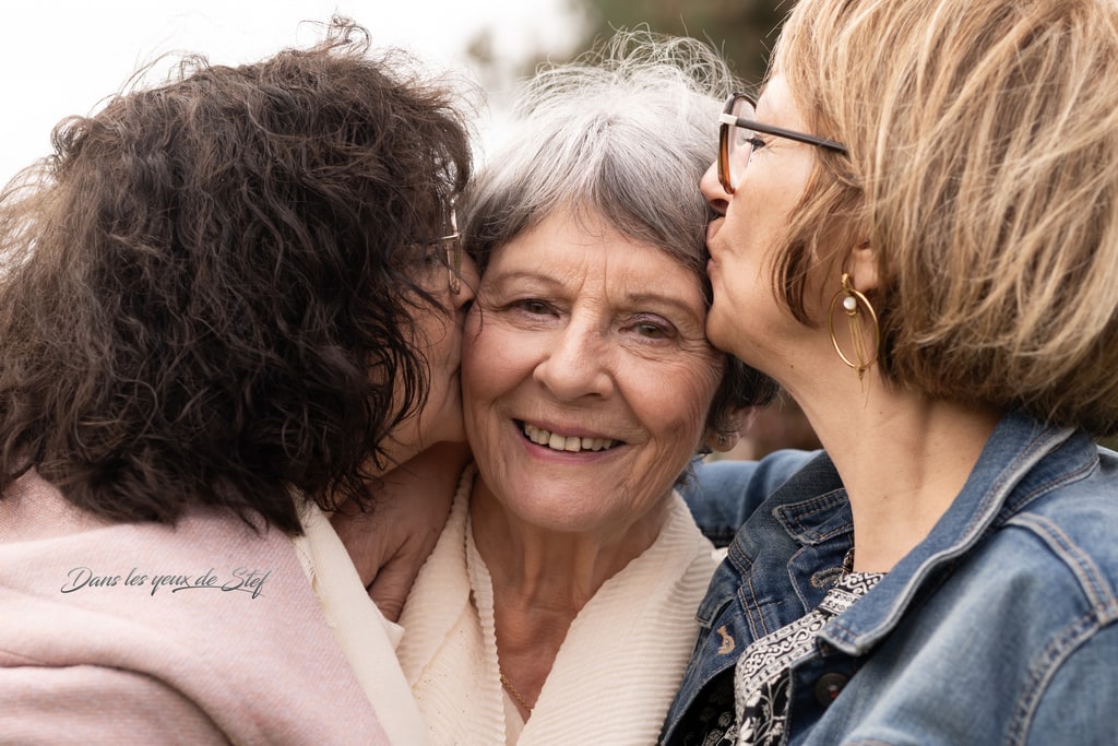Photographe cholet famille anniversaire 80 ans