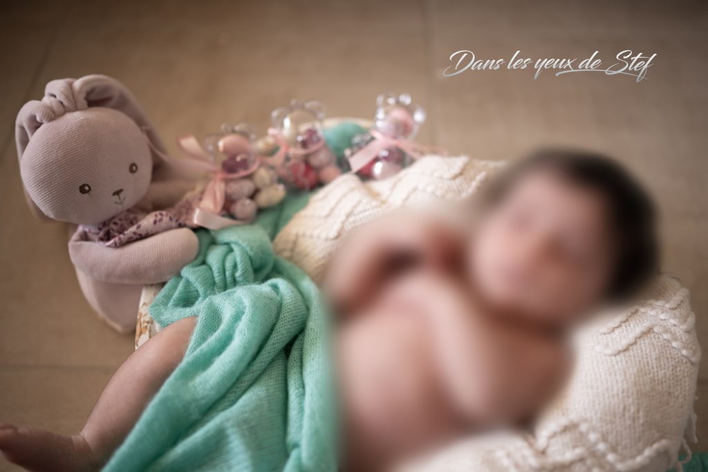 photographe naissance bebe cholet domicile peluche