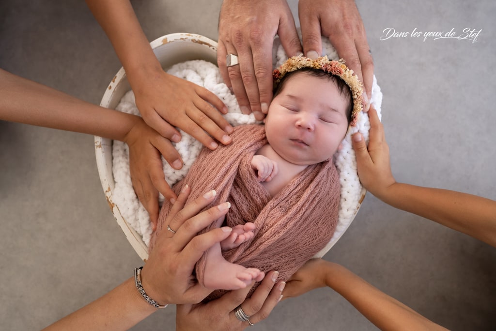 shooting photo naissance bebe famille j